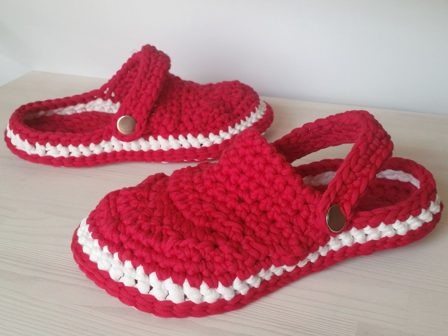 Crocheted Clogs for ladies and kids sizes very comfort