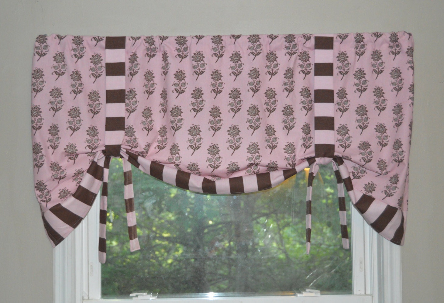 Tie Up Valance Banded Valance Girls Valance Girls Nursery