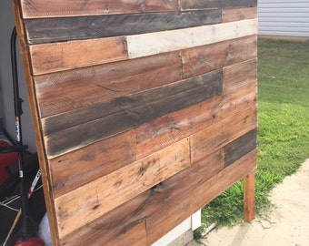 Reclaimed Wood Headboard