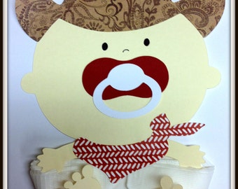 Baby Shower Baby Boy Cowboy Baby Shower Baby Napkins Baby Shower Decorations