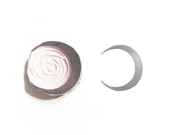 Crescent Moon Rubber Stamp | 013070