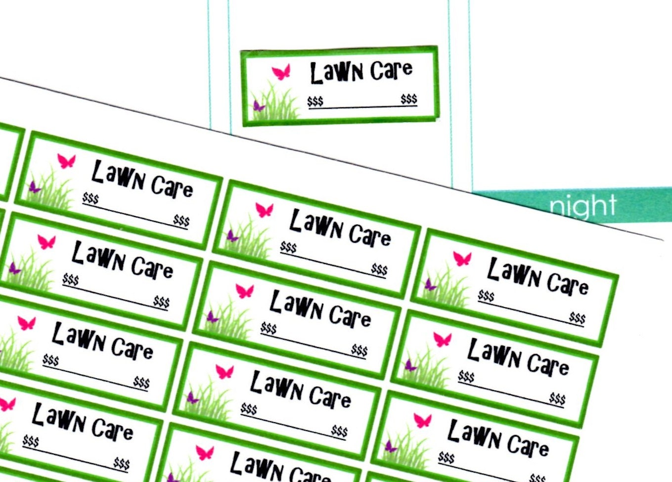 24 Lawn Care Stickers. Perfect For Your Erin by PlainJaneStickers