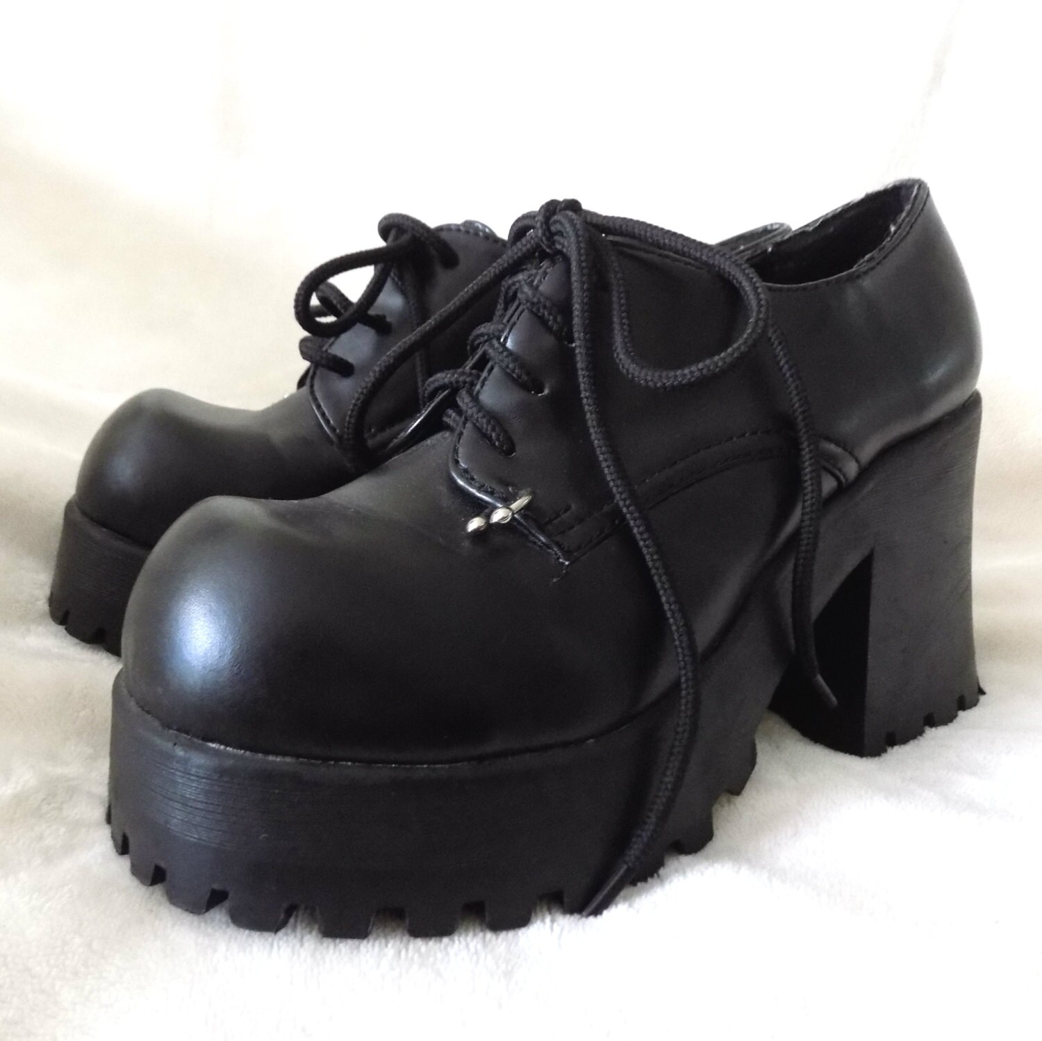 Vintage 90's Soda Platform Shoes Grunge Tumblr Edgy Goth