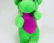 Vintage Baby Bop Plush Barney the Purple Dinosaur ...
