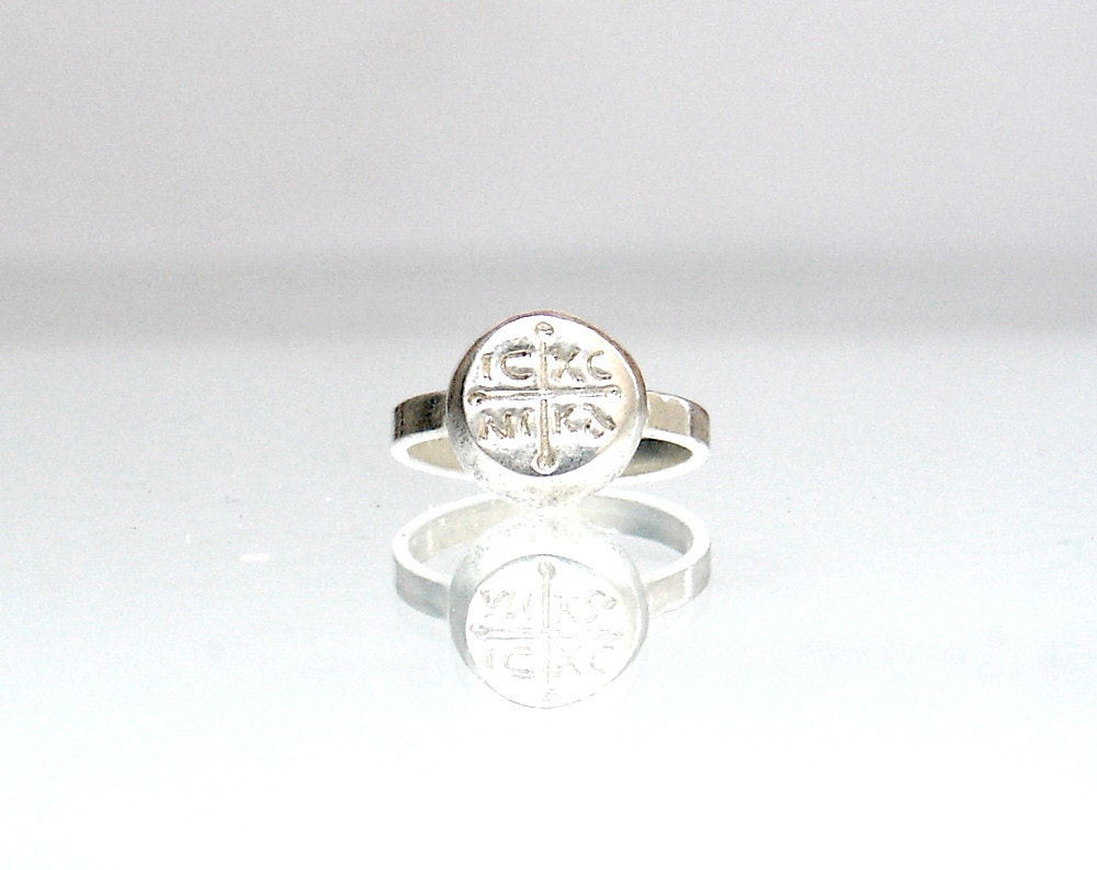 Christian Symbol Ring Orthodox Ring Jesus Ring Cross