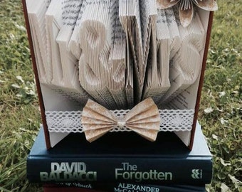 Book Folding Pattern Mr and Mrs