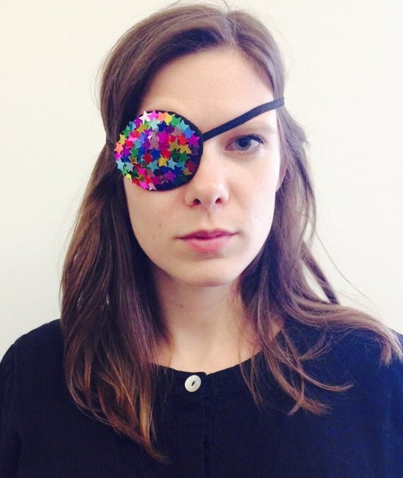 Rainbow Stars Sparkle Eye Patch