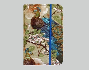 Kindle Paperwhite Cover, Kindle Cover Hardcover, Kindle Case, Kobo, Kindle Voyage, Kindle Fire HD 6 7, Nook GlowLight Stunning Peacock