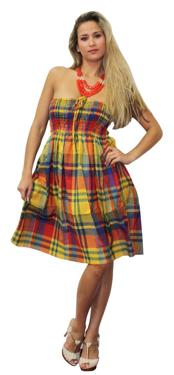 multicolor checks dress material