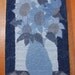 Hand Hooked Denim Rag Rug - Sunflowers in a Vase - Reserved for Lynda
