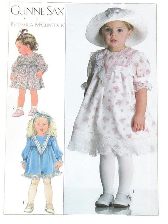 Toddler Girl Cute Party Dress Pattern Simplicity 8203