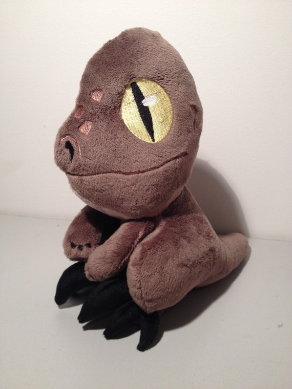 cute raptor plush