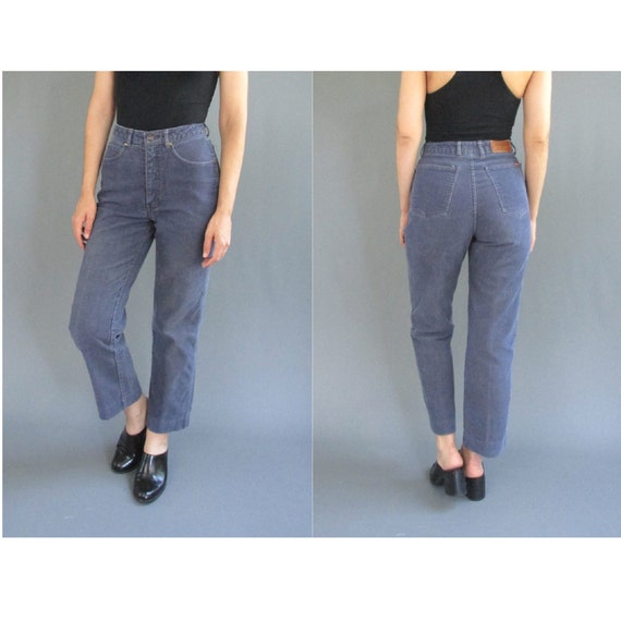 high waisted corduroy mom jeans