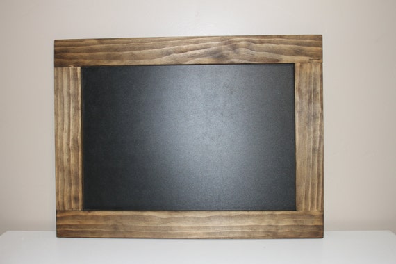 Items Similar To 18x24 Chalkboard Framed Chalkboard Wood Framed