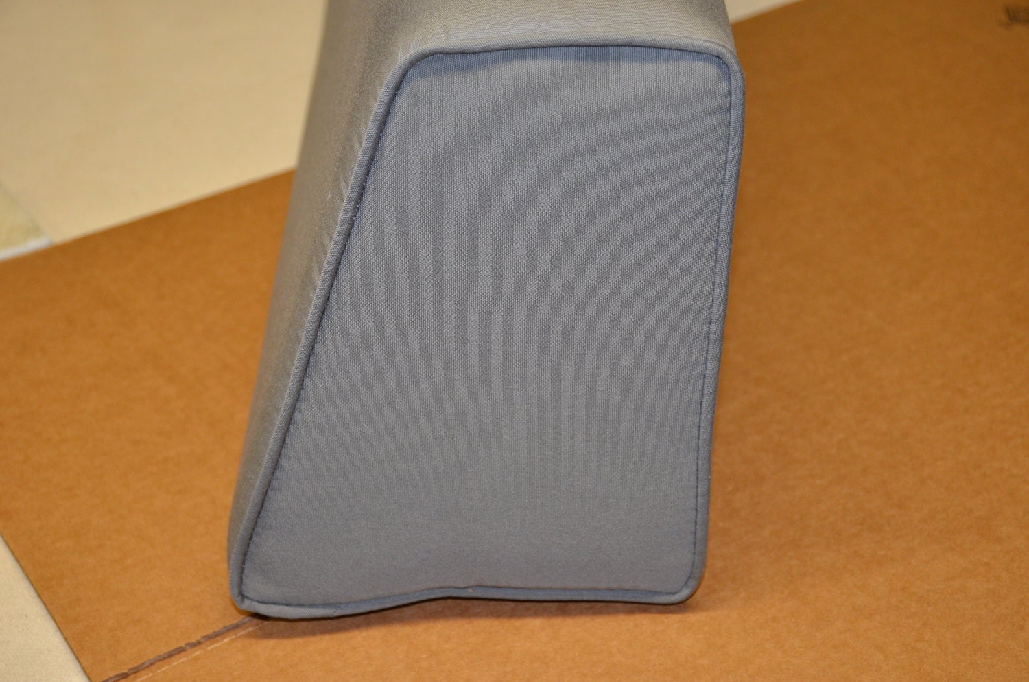 Daybed Wedge Bolster Cover Sunbrella Canvas Charcoal