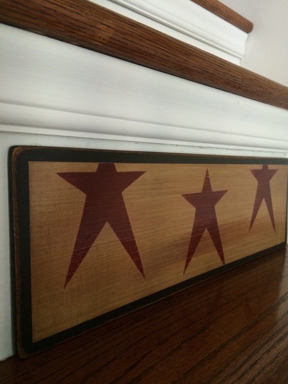 rustic home decor primitive star stencil country home