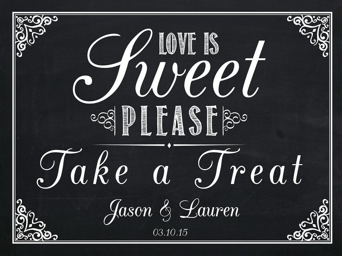 Lolly Buffet Candy Bar signe affiche prêt à imprimer