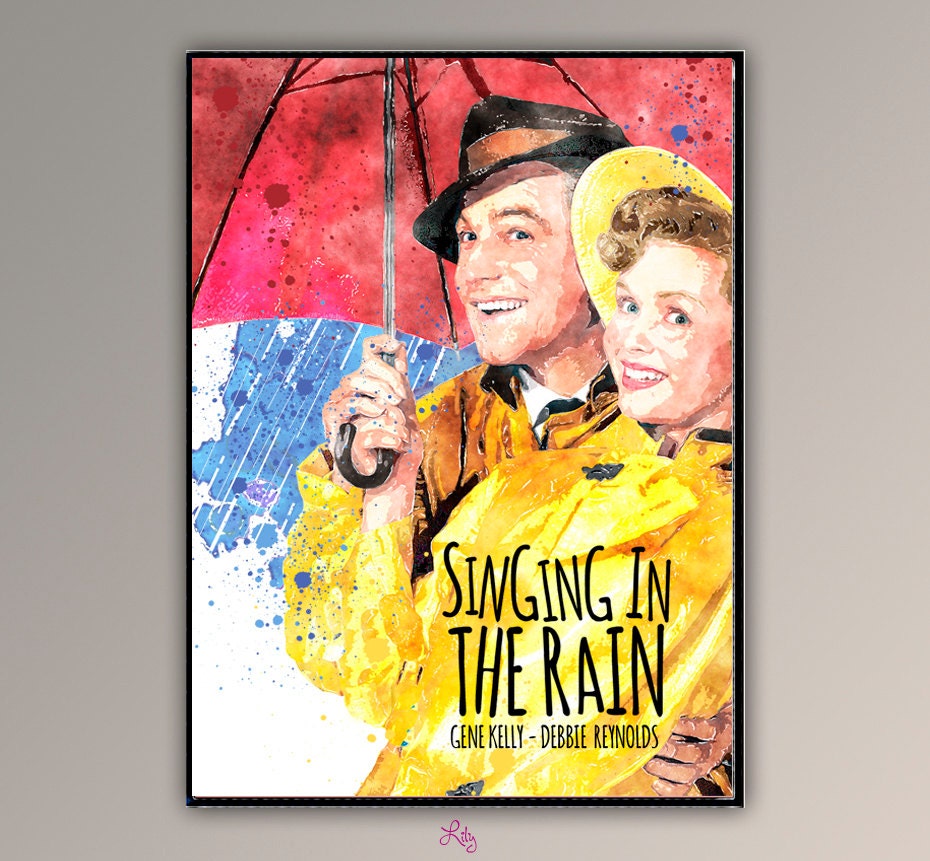 Singing In The Rain Musical Gene Kelly Debbie Reynolds   Il Fullxfull.810682897 Fiq5 