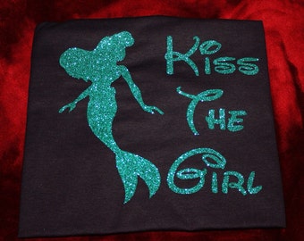Disney's "The little mermaid" Ariel Kiss The Girl T-shirt