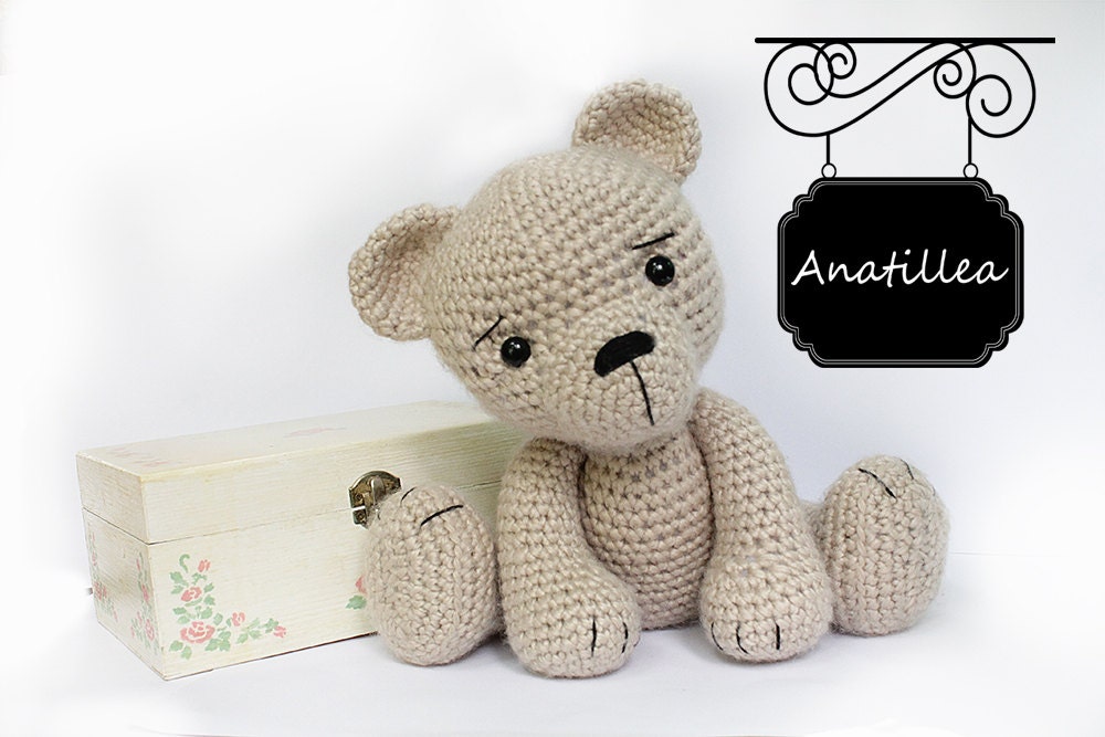 PATTERN : Bear-teddy Amigurumi bear pattern-Bear Classic