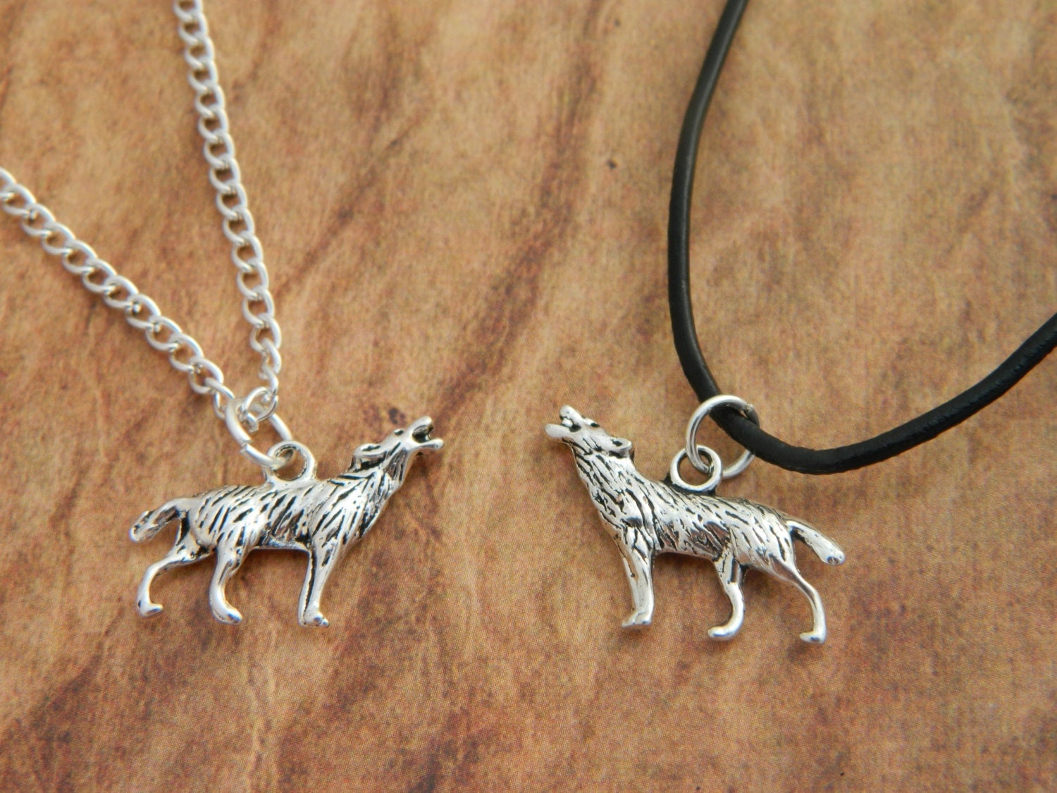 Wolf Necklace Werewolf Necklace Wolf Charm Mens Necklace