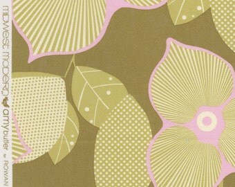 FQ - Amy Butler Midwest Modern2 for Rowan Fabrics - Optic Blossom in Olive - Quilting Cotton