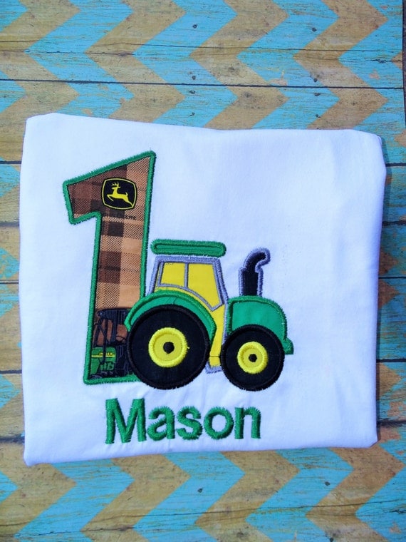 john deere first birthday shirt