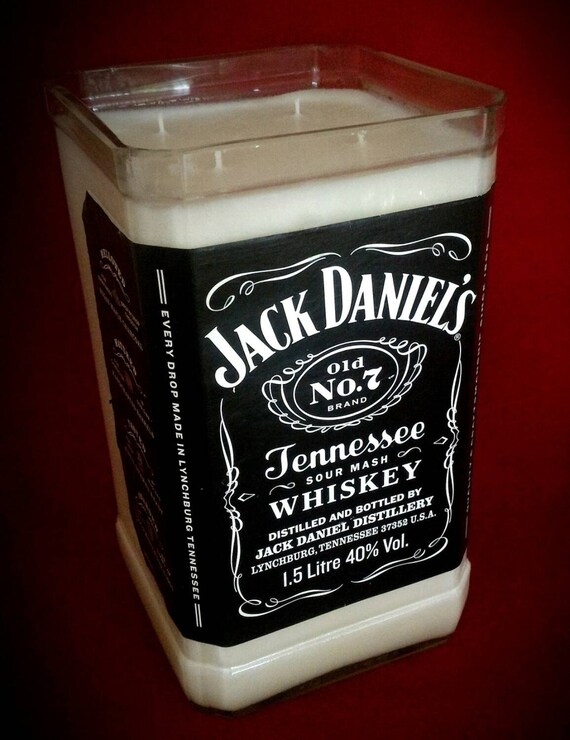 Giant 1.5 litre Jack Daniels bottle candle by MyCelebrationCandles