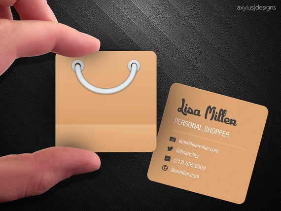 items-similar-to-mini-personal-shopper-business-cards-square-die-cut