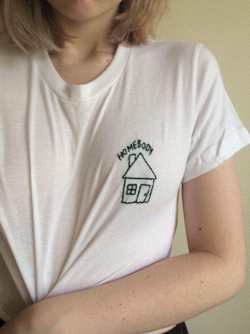 Homebody Handmade Shirt by cincoembroidery on Etsy