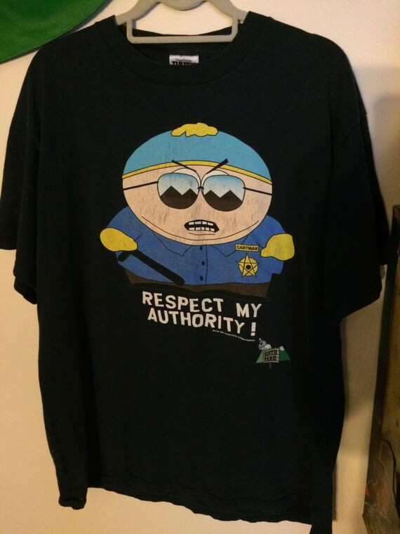 t shirt cartman respect my authority