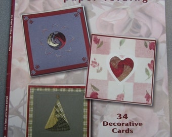 ELEGANT AND EASY, iris paper folding, designs for 34 decorative cards to make, 36 page booklet, Mailed from Canada