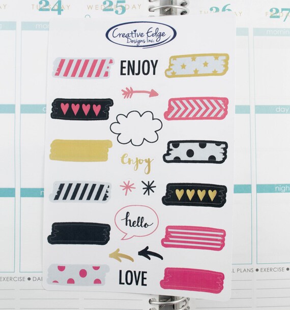 Washi Strips for Erin Condren Planners