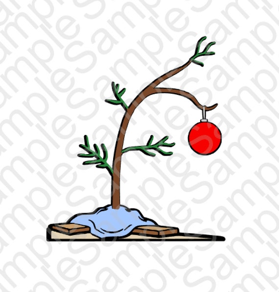 free clip art charlie brown christmas tree - photo #38