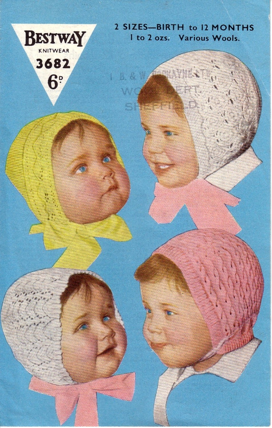 Vintage baby Bonnets Knitting pattern PDF lovely old pattern Image result for knitted baby bonnet