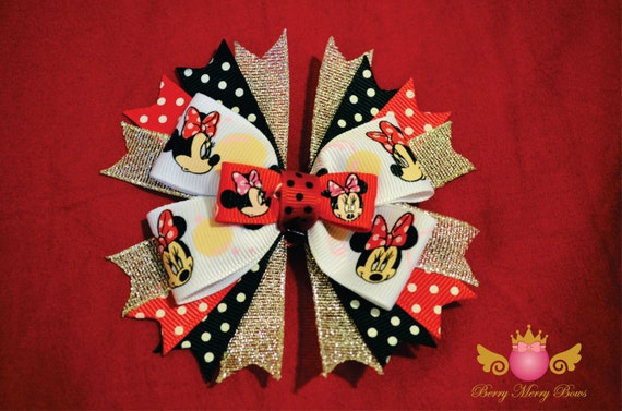 Lazos para el pelo estilo Minnie Mouse - Imagui