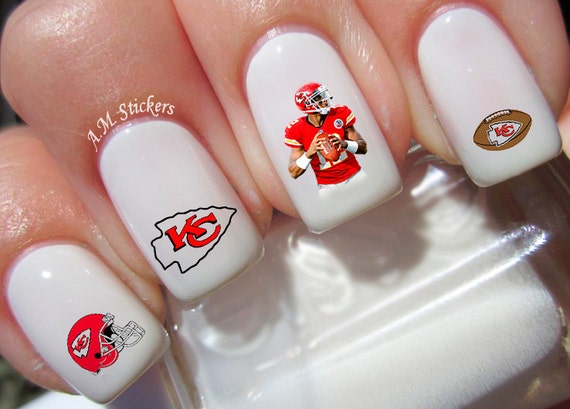 Kansas City Chiefs Nail Decals