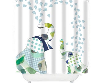 Fun Shower Curtain pink shower curtain elephant shower curtain elephant Fun Shower Curtain pink shower curtain elephant shower curtain elephant