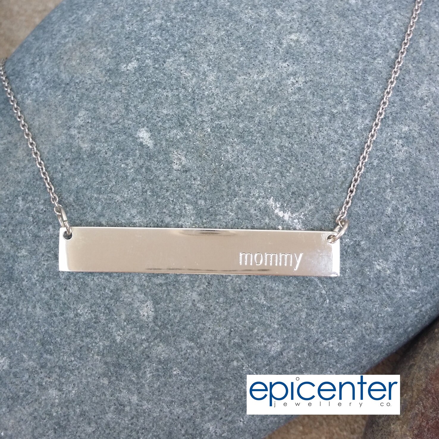 25 off 925 Sterling Silver Bar Necklace by EPICENTERJEWELLERYCO