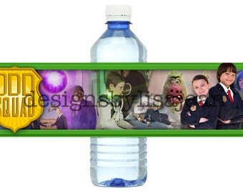 Odd Squad Water Bottle Label