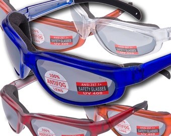 Pagos Safety Glasses - ANSI Z87.1 Safety Compliant - Soft Airy Foam