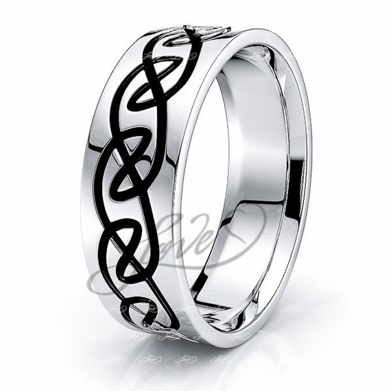 10k irish and celtic wedding rings