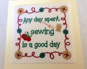 Embroidered Cards