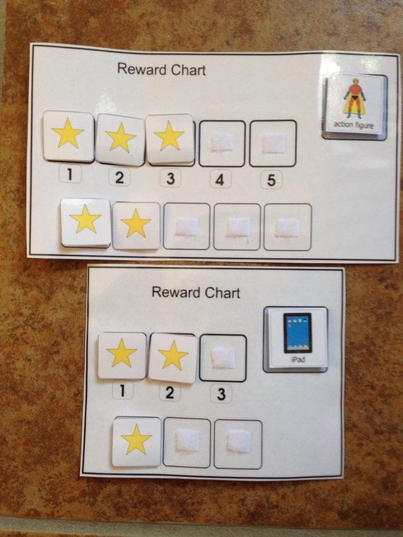 Behavior chart Reward chart autism visual aid by LearningSPED