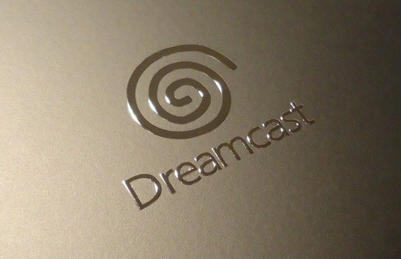 Sega DreamCast Label / Aufkleber / Sticker / Badge / Logo 26 x 19mm [180]