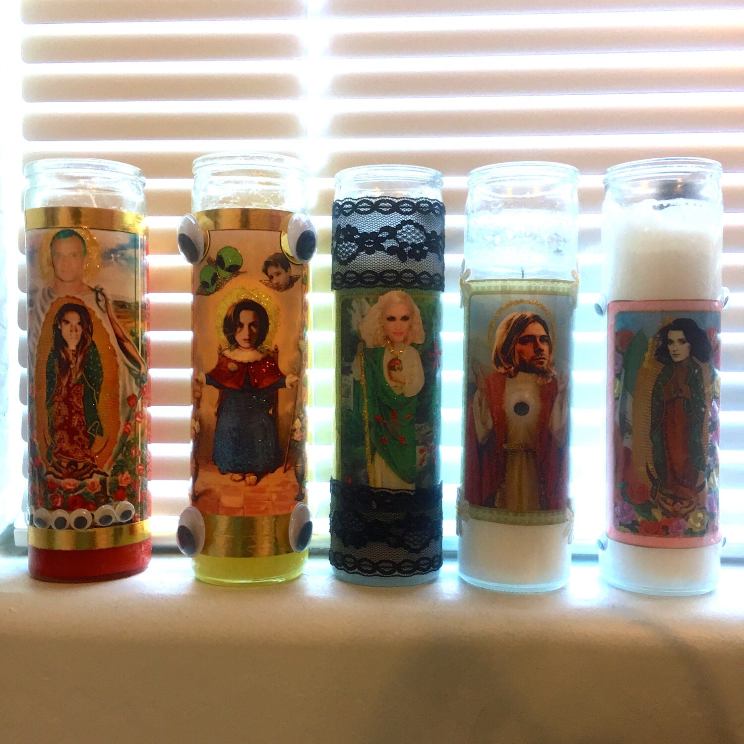 Celebrity Saint Candles