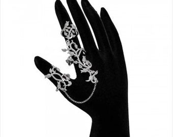 GIARDINO Sterling Silver Double Ring