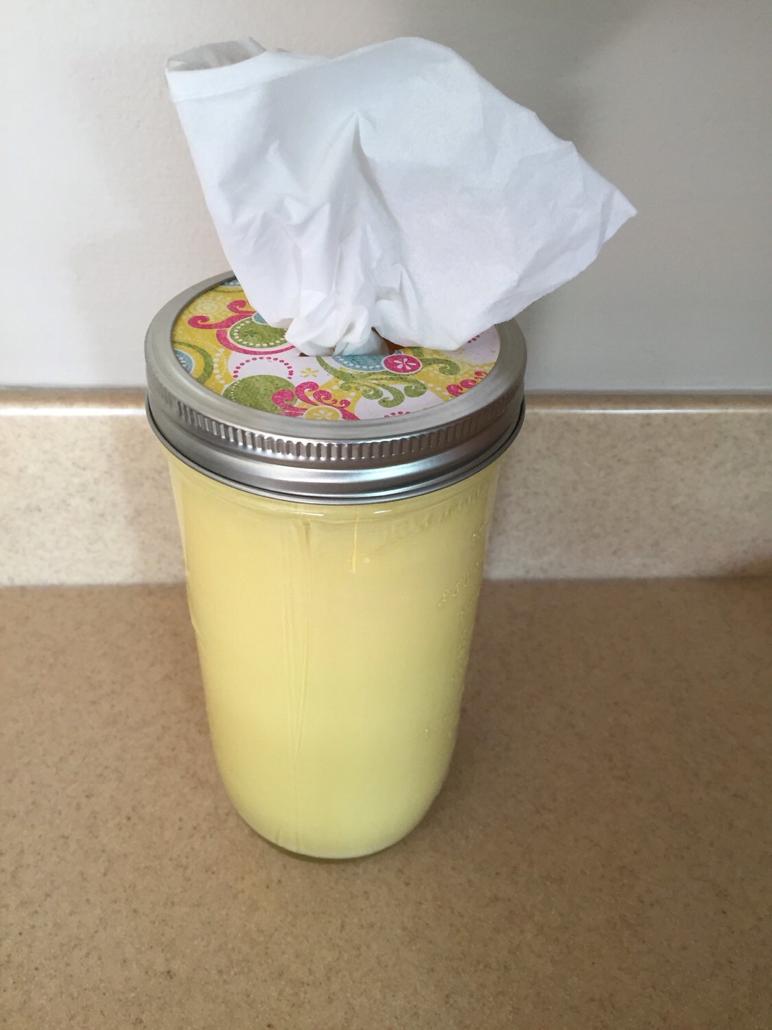 Mason Jar Tissue holder Mason Jar Tissue by TheOldWeatheredBarn