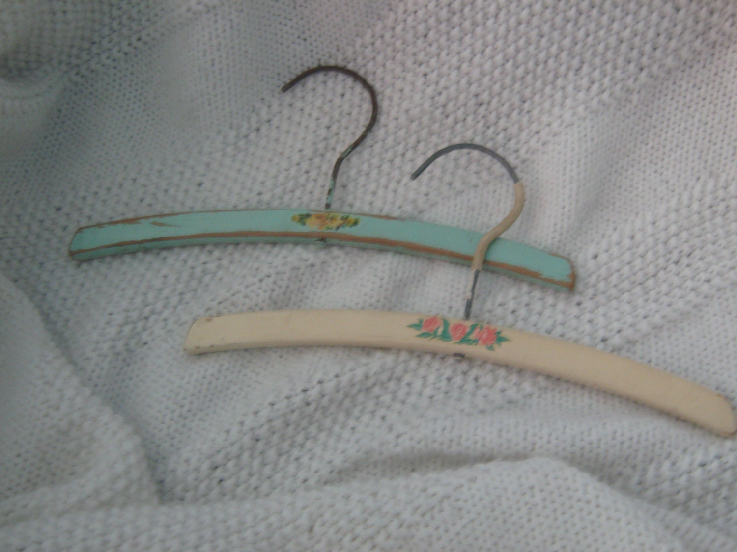 Vintage Painted Wooden Baby Hangers Circa 1950s – Haute Juice