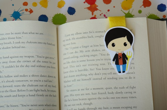 percy jackson magnetic bookmark